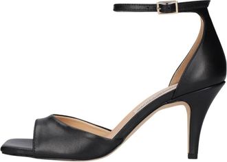 Stefano Lauran 5006 High Heel Sandalen - Dames - Sandalen met hakken - Zwart - 40 EU - Leer - Schoenen