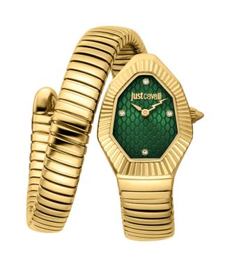 Just Cavalli Womens Snake 316L Stainless Steel Watch