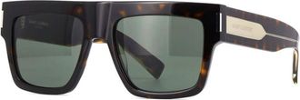 Saint Laurent Mens Brown Square Sunglasses SL628 003
