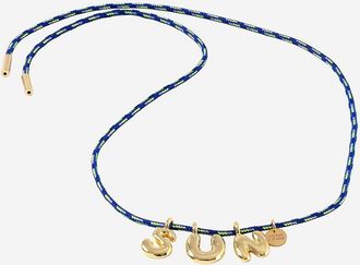Sorbet Island armband van stof en metaal