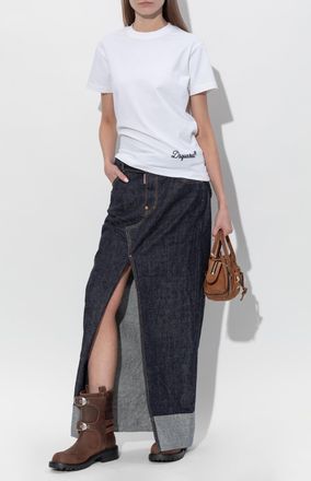 Dsquared2 T-shirt With Logo, Womens, White