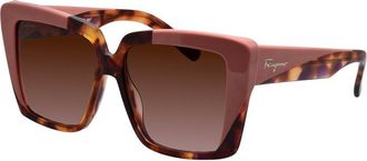 Ferragamo Womens Sf 1060S 55Mm Sunglasses