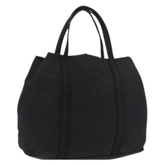 Prada Pre-owned Tote Bags, female, Black, Size: ONE SIZE Pre-owned Vintage Tote Bag