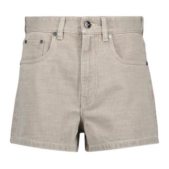 Fendi Dames, Korte broeken, Grijs, Maat: XS Denim