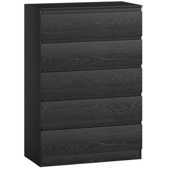 HOMCOM C&oacute;moda 77x40x111.5 cm negro