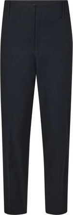 Mos Mosh Casual Navy Trousers with Cool Silhouette