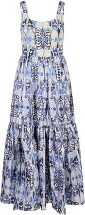 La DoubleJ Capri Jurk - Dames - Casual kleedjes - Blauw - S - Kleedjes