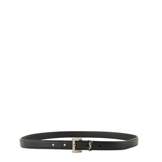 Saint Laurent Dames, Accessoires, Zwart, Maat: 85 CM Leer