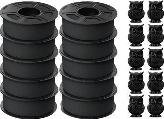 OEM Filamento 3d, Alta Velocidad, Resistencia Mejorada, Hsmpetg Negro
