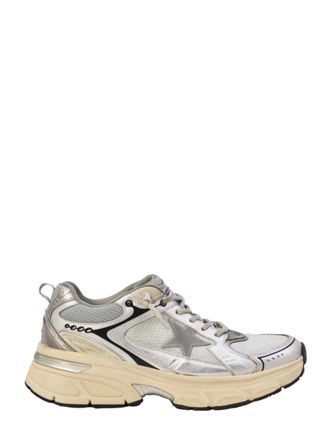 Golden Goose Grey Mesh Lightstar Sneakers