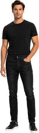HUGO BOSS P-Taber denim slim fit herenjeans (Donkerblauw)