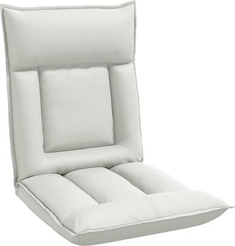 vidaXL Sill&oacute;n Ajustable Blanco Cuero Sint&eacute;tico Vidaxl
