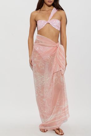 Balmain Silk Pareo, Womens, Pink