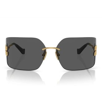 Miu Miu Sunglasses Mu54 Ys 5 Ak5 S0 Gold/Dark Grey Women