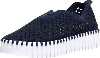 Ilse Jacobsen Womens Platform Tulip Slip-On In Dark Indigo