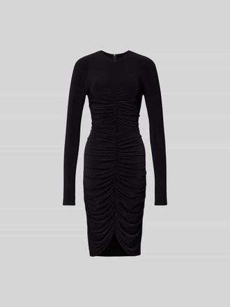 Norma Kamali Midikleid mit V-Ausschnitt in Black, Gr&ouml;&szlig;e XS