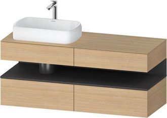 Duravit Qatego Consola Mueble Bajo Lavabo, 2 Extensiones, 2 - Duravit