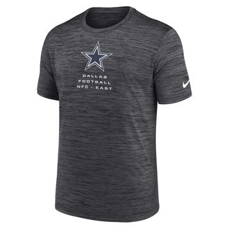 Nike Dallas Cowboys Velocity Nike Mens Dri-FIT NFL T-Shirt in Black | NKPQ06F7RD-QMV