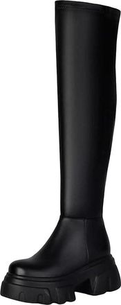 Generic Womens Over The Knee Boots Platform Heel Elastic Thigh High Long Party Boots