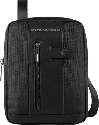 Piquadro Mens crossbody bag for i Pad - Heren - Schoudertassen - Zwart - ONE Size - Tassen
