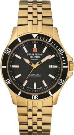 Swiss Alpine Military 7022.1 Watch - Heren - Horloges - Geel - ONE Size - Accessoires