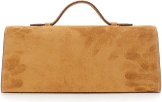Savette Womens Handbag Symmetry Brown Suede Handbags Hand Bags