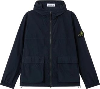 Stone Island Parka E26 - Heren - Zomerjassen - Blauw - S - Jassen