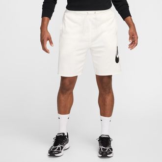 Nike Mens Club French Terry Alumni Shorts in White | FQ4950-133