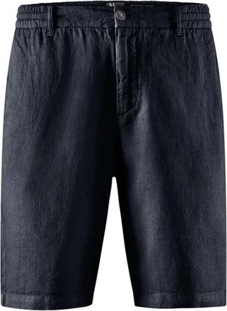 Bomboogie Linnen Jogger Bermuda - Heren - Korte Broeken - Blauw - XL - Linnen - Korte Broeken