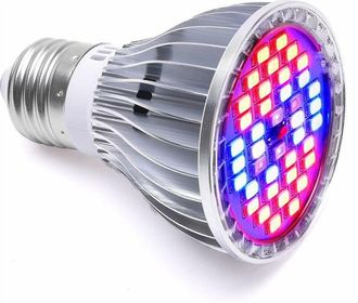 OEM Bombilla Led De 30 W Y 40 Led Para Cultivo, Casquillo E27, 7 Longitudes De Onda, Ca 85-265 V, Para Plantas De Interior/invernadero/jard&iacute;n, Flores Y Ho