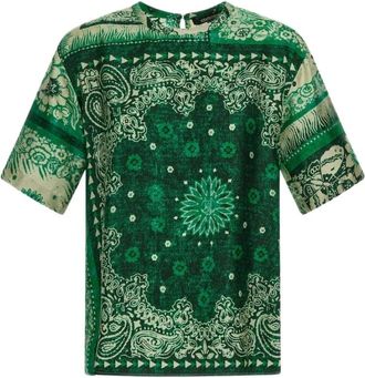 Roberto Cavalli Mujer, Camisetas, Verde, Talla: L