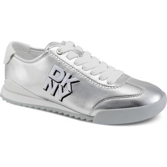 DKNY Eversley Sneaker in Silver at Nordstrom, Size 8.5