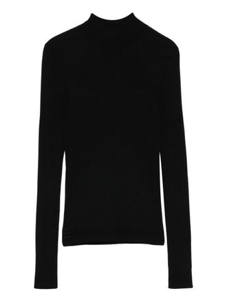 Twinset Black Turtleneck Sweater