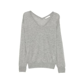 Frame Denim The Crinkle V-neck Sweater