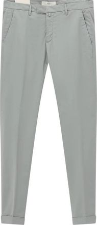BRIGLIA 1949 Slim-Fit Chino Broeken - Heren - Chinos - Groen - 2XL - Katoen - Broeken