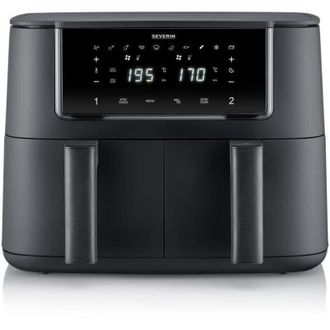 Severin Friteuse A Air Chaud - Severin - Airfryer Fr2463 - Capacit&eacute; 8 L - Double Cuve - 10 Programmes - 2600 W