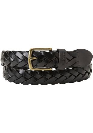 Levi's Lederg&uuml;rtel LEVIS LEATHER BRAID, Damen, Gr. 11,5, schwarz, Rindsleder, Flechtoptik, G&uuml;rtel Lederg&uuml;rtel, Unisex