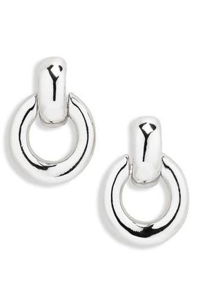 Nordstrom Rack Demi Fine Doorknocker Drop Earrings in Silver at Nordstrom Rack