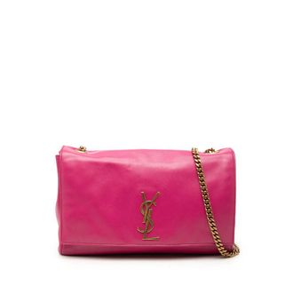 Saint Laurent Pre-owned Saint Laurent Medium Smooth Calfskin and Suede Reversible Kate Crossbody Ladies FEIX1QMQNT4XYJRO