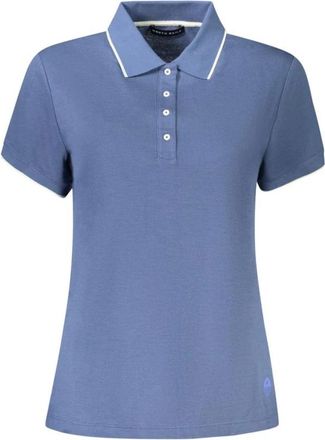 North Sails Poloshirt met korte mouwen - Dames - Polos - Blauw - XS - Katoen - Tops
