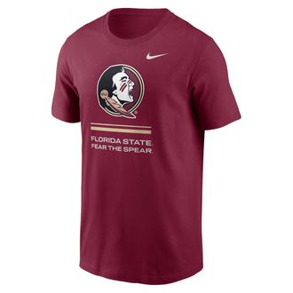 Nike Florida State Sideline Nike Mens Dri-FIT College T-Shirt in Red | 02ET69XFTN-ZK0