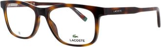 Lacoste Mens Tortoise Square Eyeglass Frames L2945