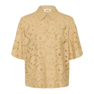 Soaked In Luxury Camisetas - Tops - Mujer - Amarillo - S