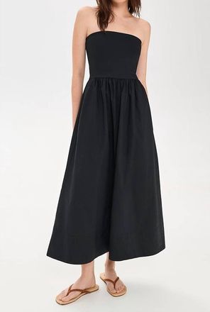 Stateside Voile Tube Dress In Black