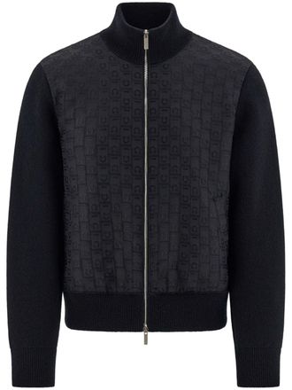 Ferragamo Gebreid bomberjack - Zwart