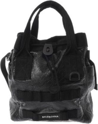 Balenciaga Black Leather Tote Bag (Pre-Owned)