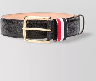 Thom Browne pointed tip leather belts with adjustable fit