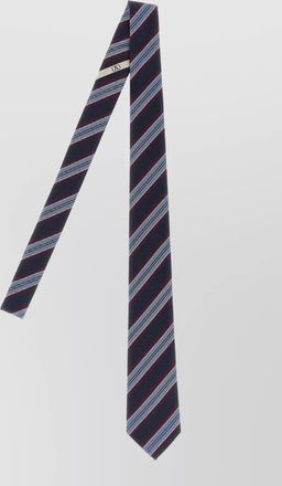 Valentino Garavani valentie tie striped design pointed tip