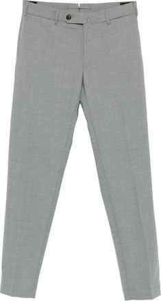 Incotex Pantaloni in cotone con bottoni - Grigio