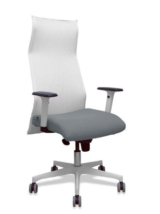Piqueras y Crespo Silla De Oficina Piqueras Y Crespo 54br65g Blanco Gris